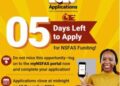 Deadline looms for NSFAS applications