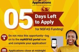 Deadline looms for NSFAS applications