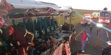 10 people killed, several injured in Free State crash between bus, truck